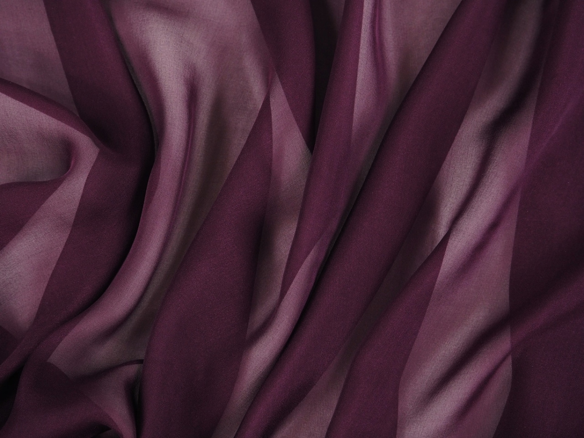 Jedwab szyfon - Bordo Jedwab szyfon - Bordo