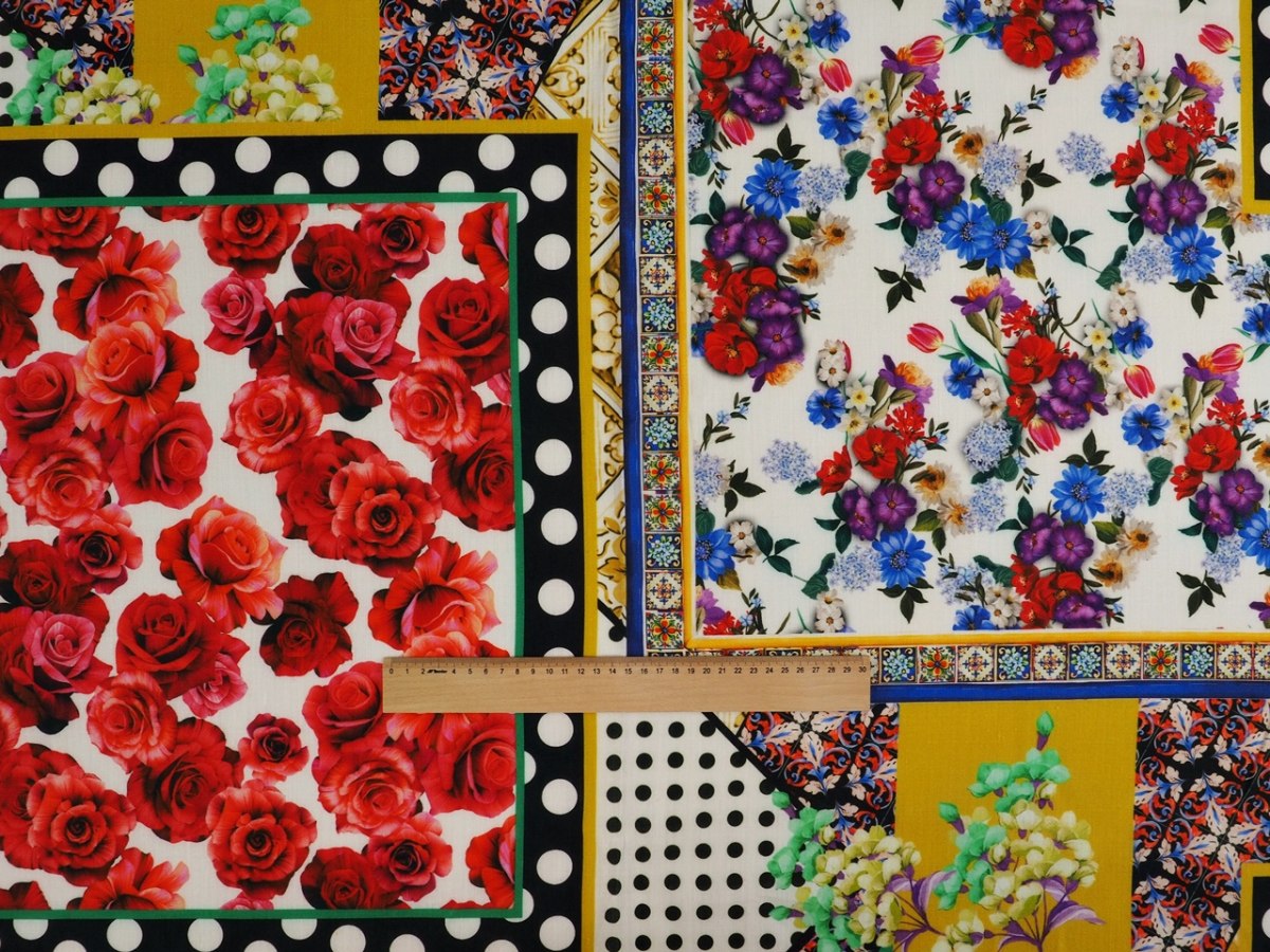 Len - Geometryczny patchwork Len - Geometryczny patchwork