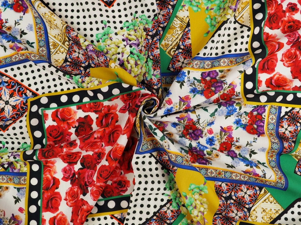 Len - Geometryczny patchwork Len - Geometryczny patchwork