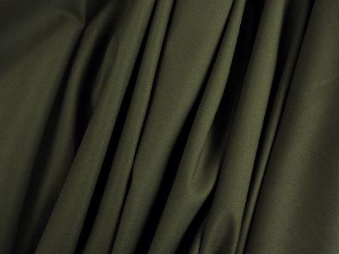 Bawełna elastyczna premium - Ciemna oliwka
