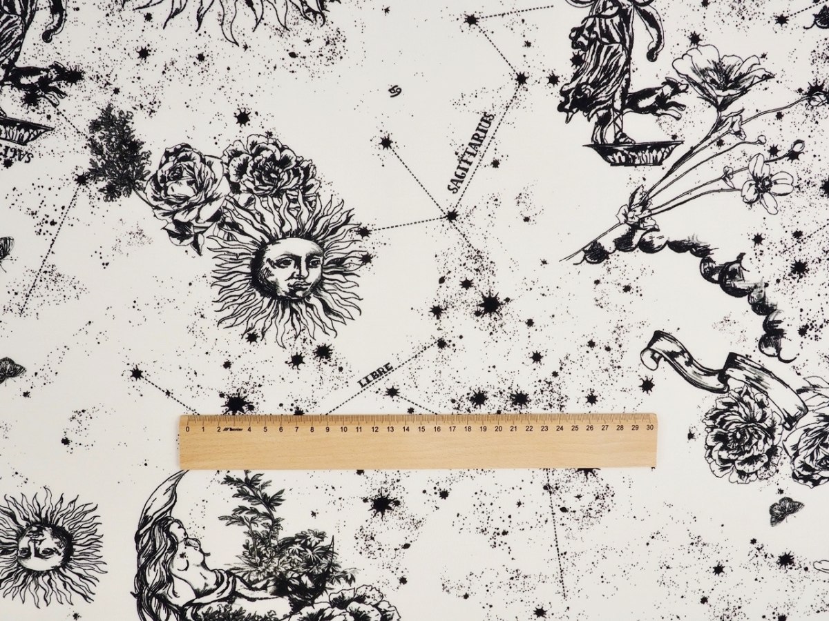 Dzianina wiskozowa - Znaki zodiaku Dzianina wiskozowa - Znaki zodiaku