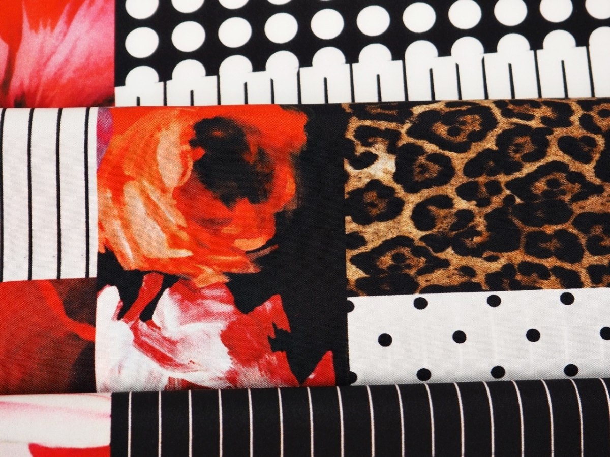 Jedwab - Nieregularny patchwork Jedwab - Nieregularny patchwork