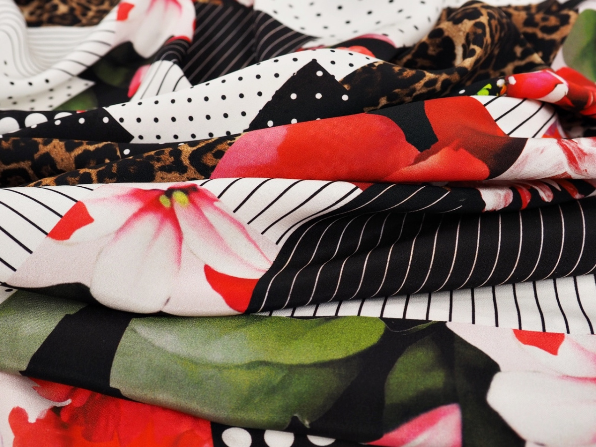 Jedwab - Nieregularny patchwork Jedwab - Nieregularny patchwork