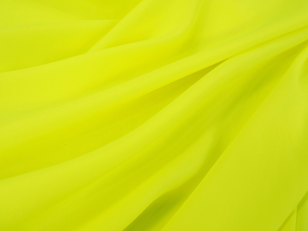 Jedwab krepa - Neonowy żółty Alta Moda Jedwab krepa - Neonowy żółty Alta Moda