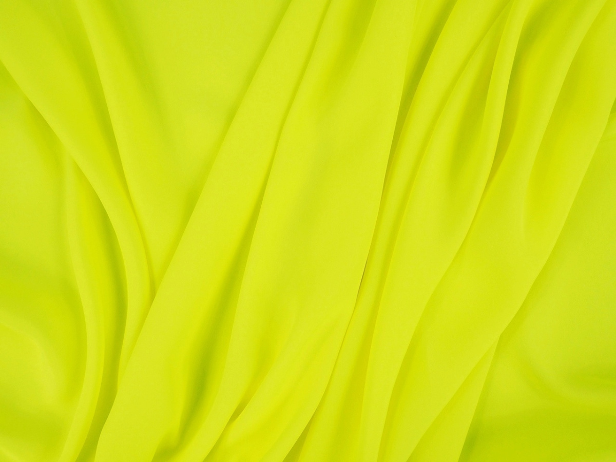 Jedwab krepa - Neonowy żółty Alta Moda Jedwab krepa - Neonowy żółty Alta Moda