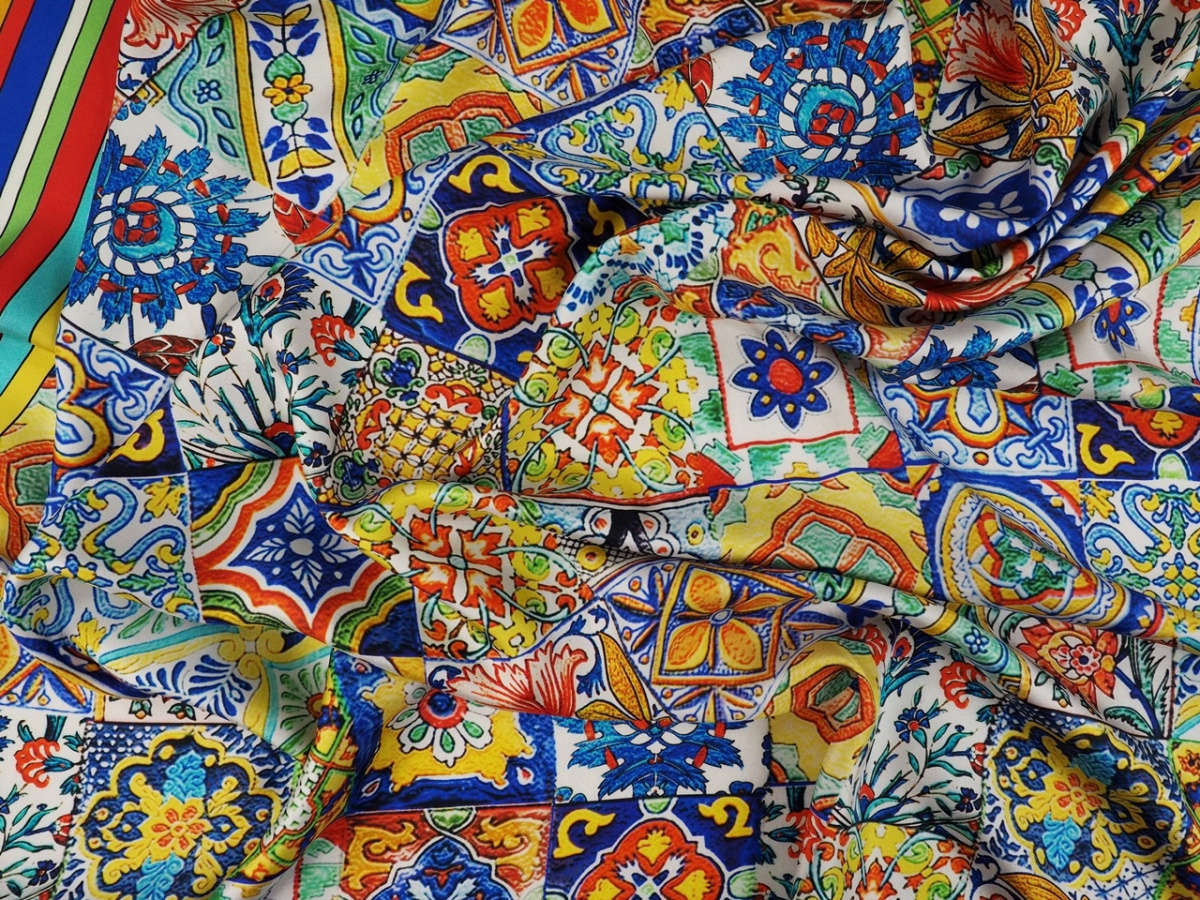 Jedwab twill - Kafle i border Jedwab twill - Kafle i border