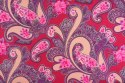 Wełna Etro - Różowy paisley i róże Wełna Etro - Różowy paisley i róże