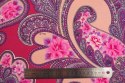 Wełna Etro - Różowy paisley i róże Wełna Etro - Różowy paisley i róże