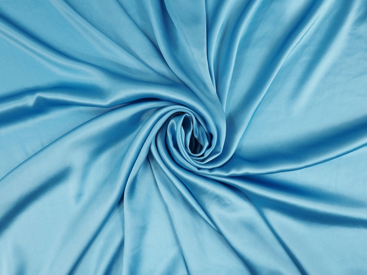 Jedwab satyna - Baby blue Jedwab satyna - Baby blue