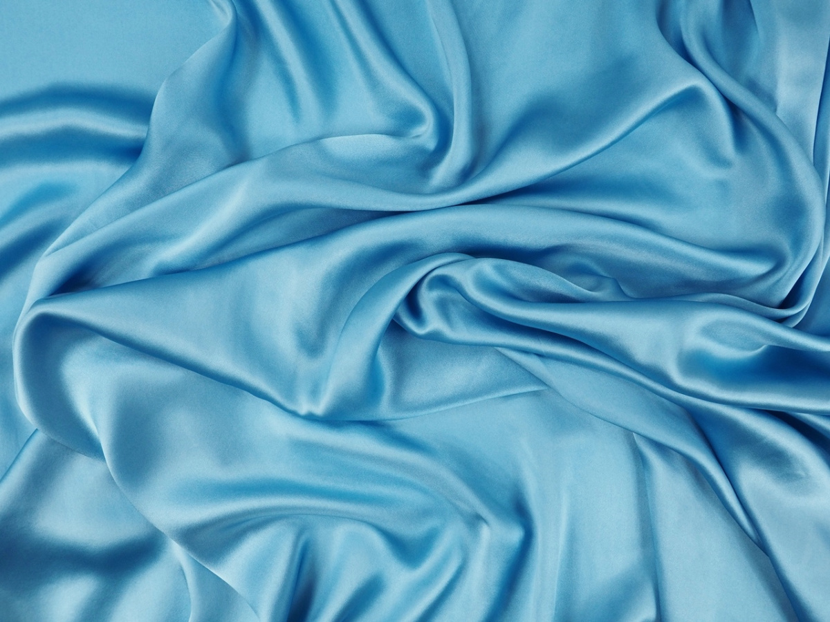 Jedwab satyna - Baby blue Jedwab satyna - Baby blue