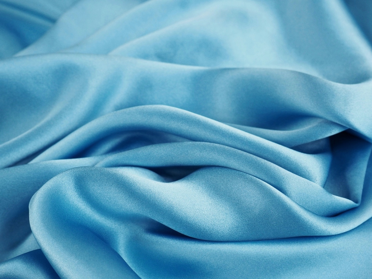 Jedwab satyna - Baby blue Jedwab satyna - Baby blue