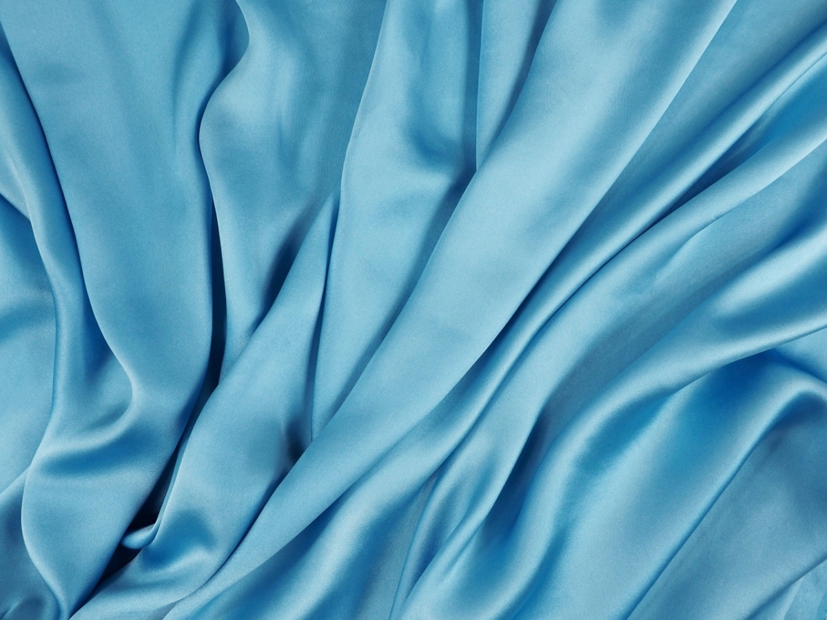 Jedwab satyna - Baby blue