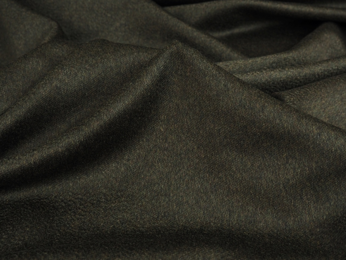 Kaszmir - Khaki melanż Loro Piana Kaszmir - Khaki melanż Loro Piana