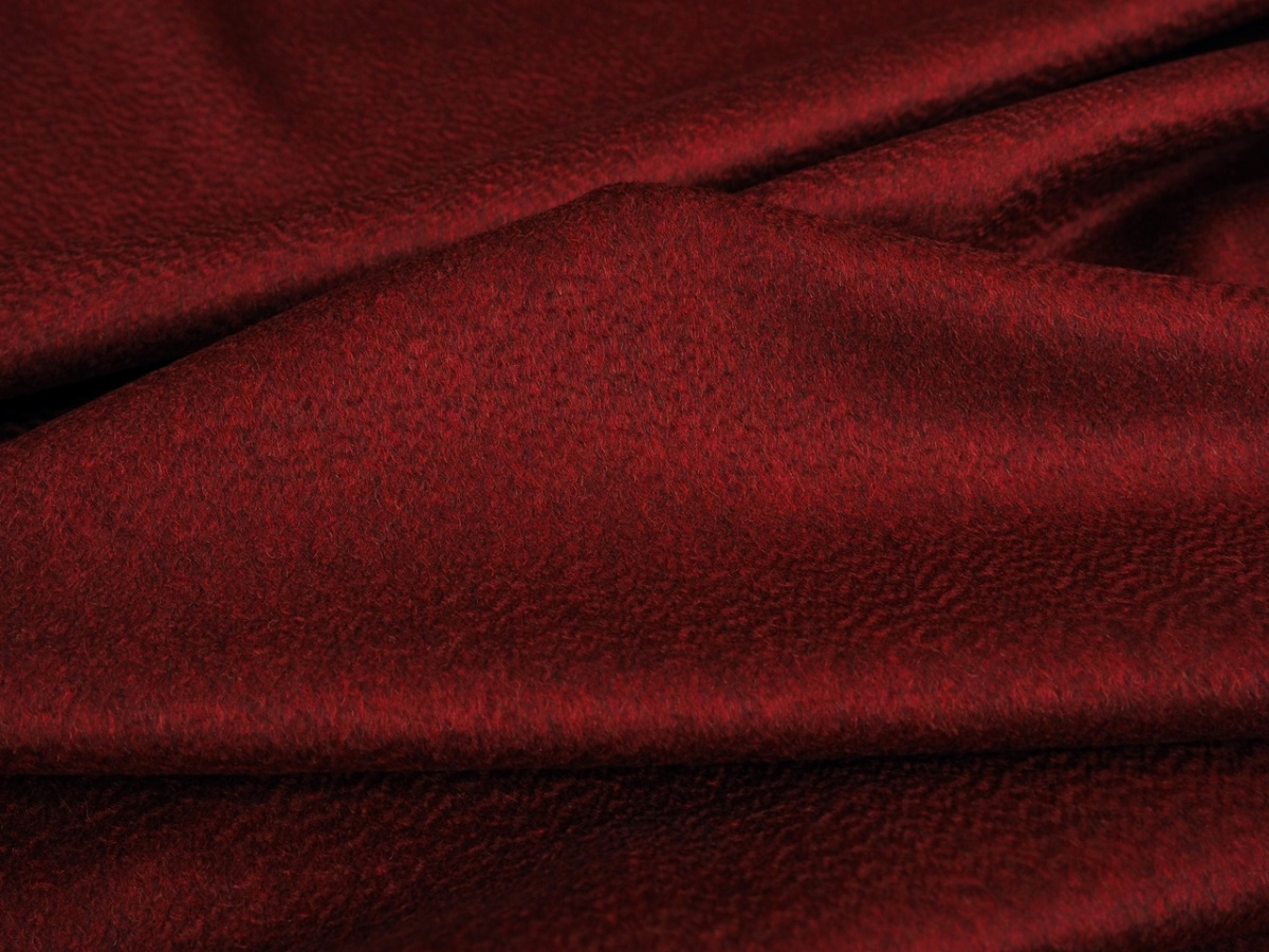 Kaszmir z wełną zibellino - Bordo Loro Piana Kaszmir z wełną zibellino - Bordo Loro Piana