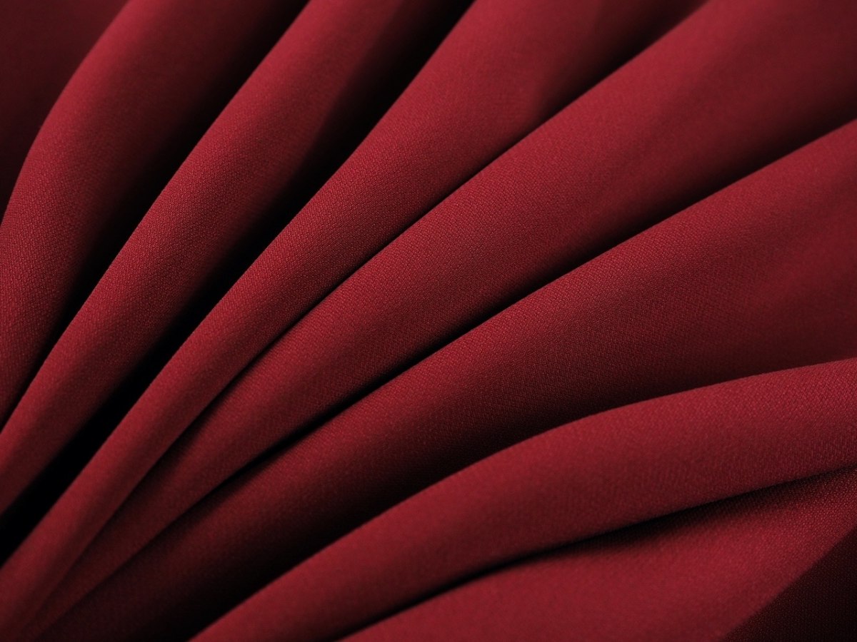 Jedwab krepa double cady - Bordo Jedwab krepa double cady - Bordo