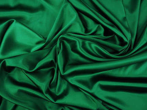 Jedwab elastyczny limited - Głęboka szmaragdowa zieleń