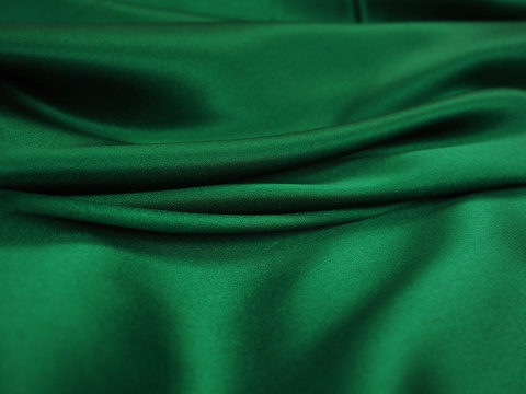 Jedwab elastyczny limited - Głęboka szmaragdowa zieleń