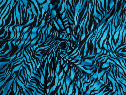 Wiskoza elastyczna - Niebieski tygrys