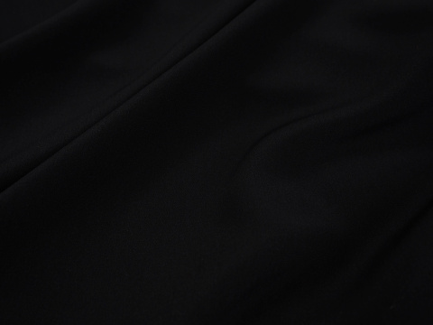 Jedwab krepa - Czerń półmat
