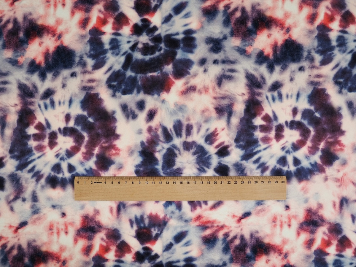 Jedwab elastyczny - Kolorowe wybarwienia tie dye Jedwab elastyczny - Kolorowe wybarwienia tie dye