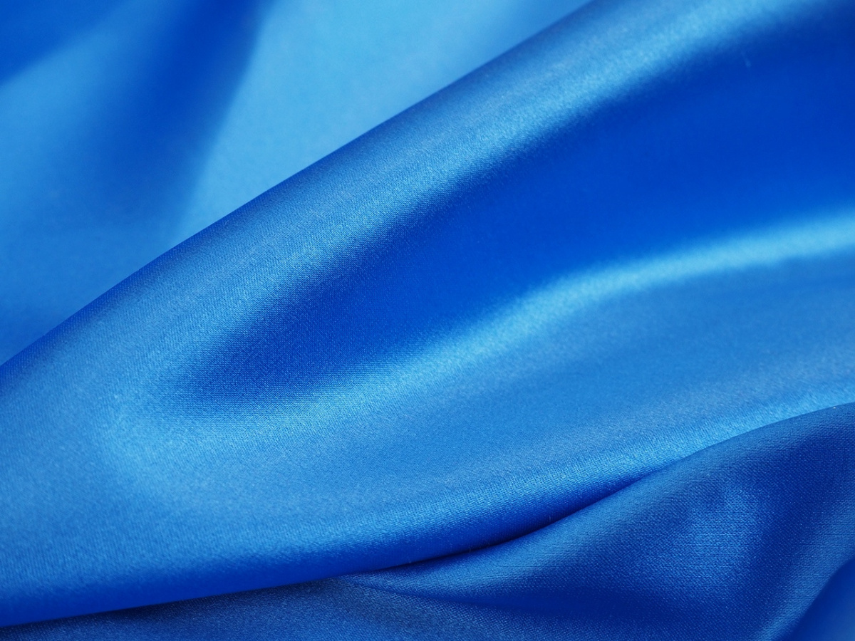 Jedwab elastyczny - Klasyczny jasny niebieski [kupon 1,7 m]