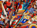Jedwab elastyczny - Orientalny patchwork