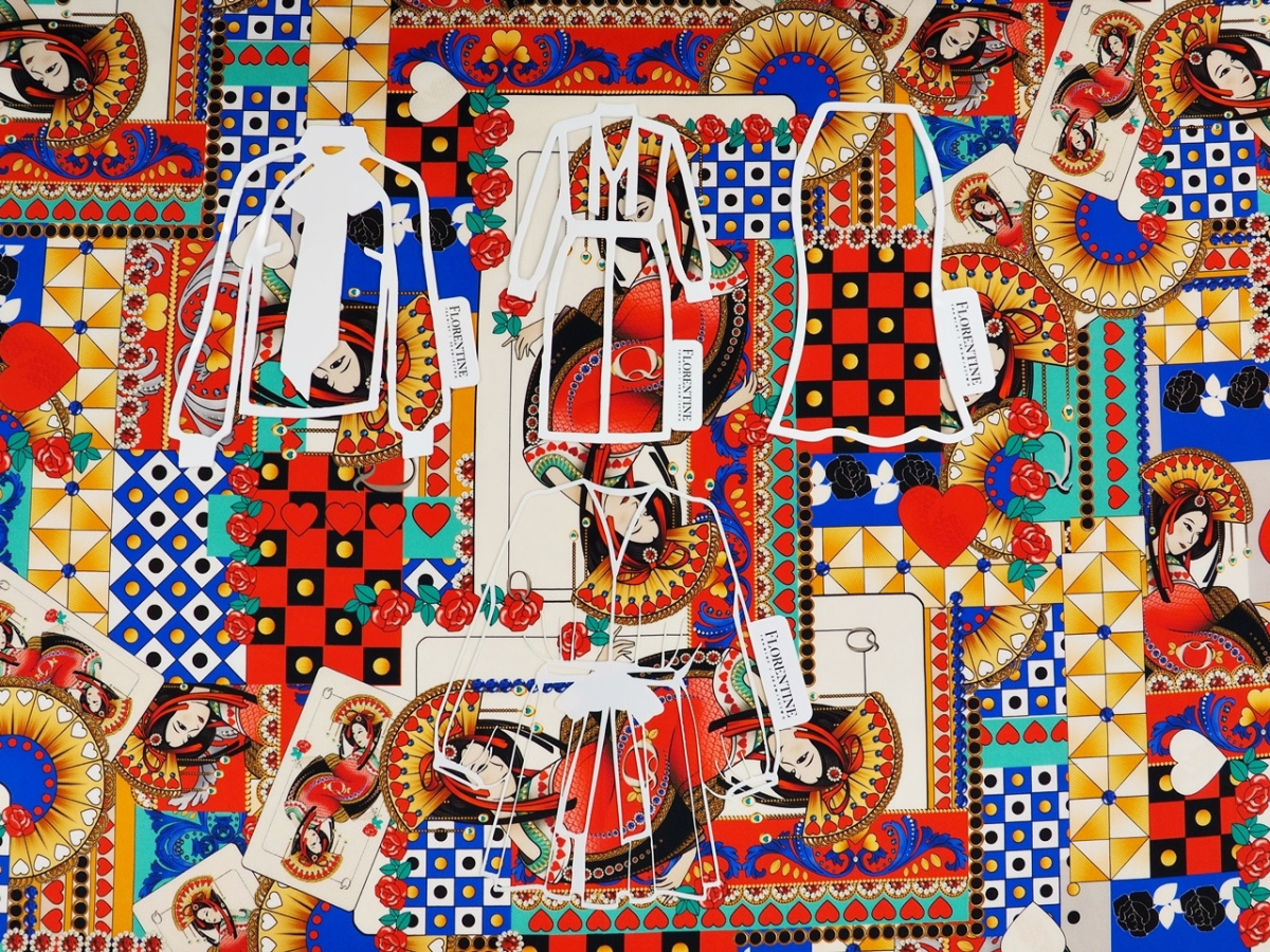 Jedwab elastyczny - Orientalny patchwork Jedwab elastyczny - Orientalny patchwork