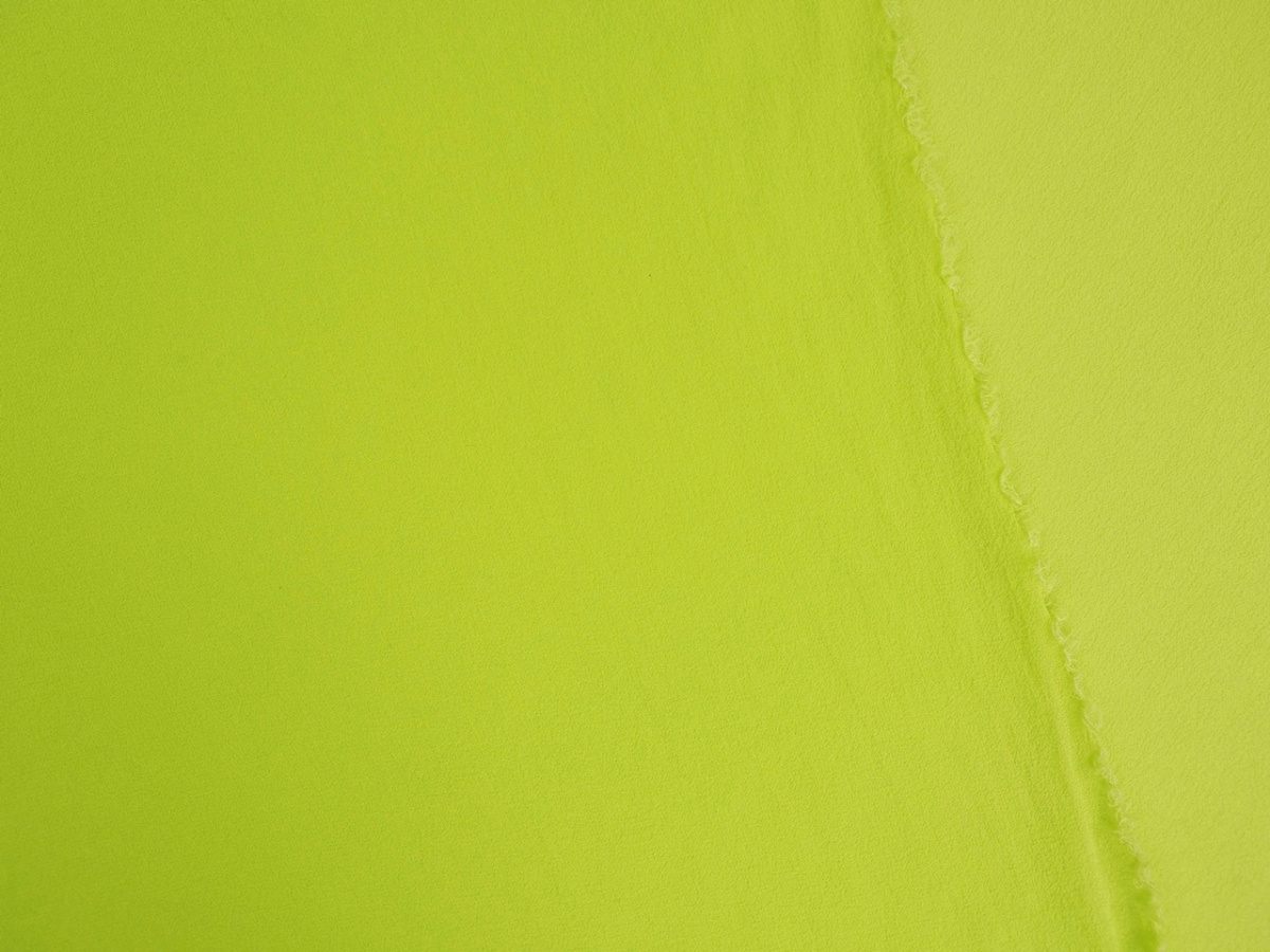 Jedwab krepa - Neonowa zieleń Jedwab krepa - Neonowa zieleń