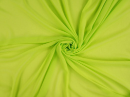 Jedwab krepa - Neonowa zieleń