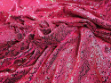 Cekiny na tkaninie - Odwracany róż