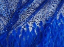 Tiul wieczorowy - Kobaltowe pióra i cekiny
