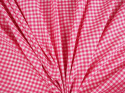 Bawełna - Różowa krateczka vichy