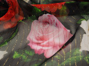 Jedwab elastyczny szyfon - Kolorowe róże