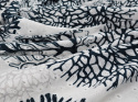 Bawełna ażurowa - Koralowce i ośmiornice atrament