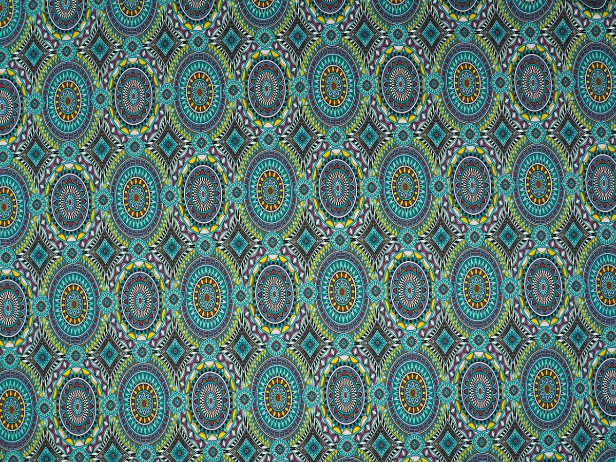 Dzianina wiskozowa - Chłodne elipsy Dzianina wiskozowa - Chłodne elipsy