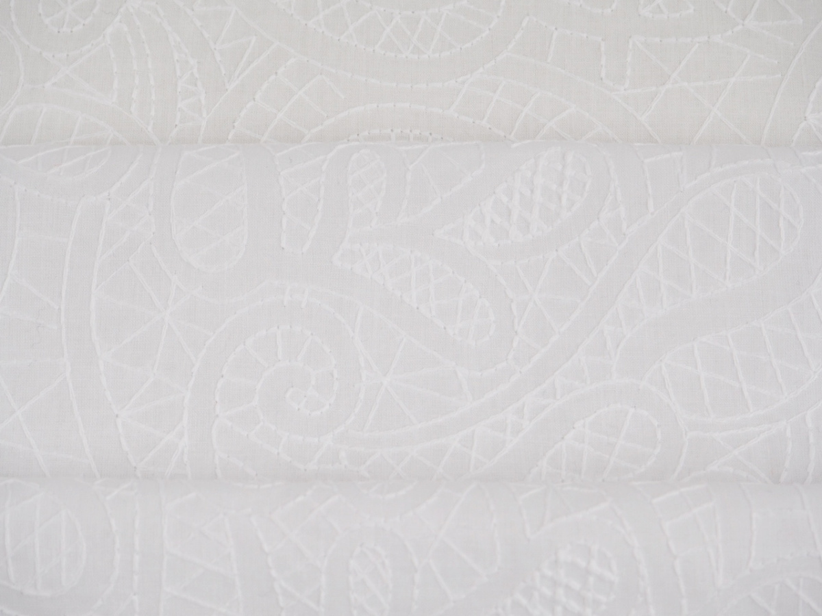 Bawełna haftowana - Geometryczne wzory