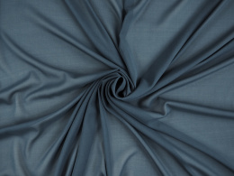 Jedwab szyfon - Niebieski z szarością [kupon 2,05 m]