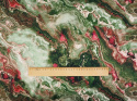 jedwab elastyczny zielono rozowy marmur Florentine