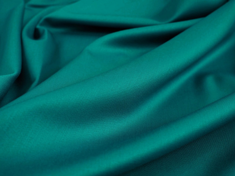 Wełna double face - Morski szmaragd