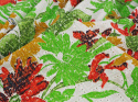 Bawełna ażurowa - Duże kwiaty i liście