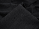Bawełna ażurowa - Haftowane pasy czerń