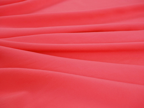 Jedwab krepa - Nasycony róż