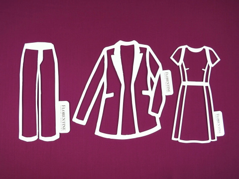 Wełna double face - Jasna jagoda