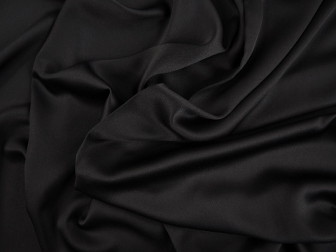 Cady Alta Moda - Głęboka czerń [kupon 1,2 m]