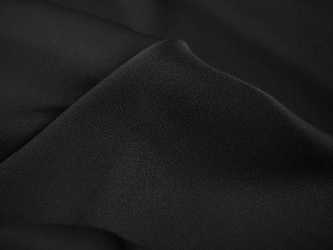 Cady Alta Moda - Głęboka czerń [kupon 1,2 m]