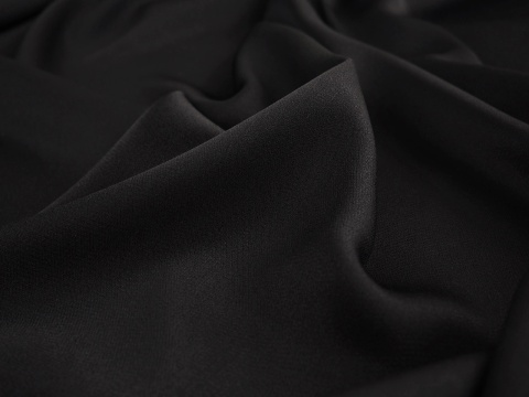 Cady Alta Moda - Głęboka czerń [kupon 1,2 m]