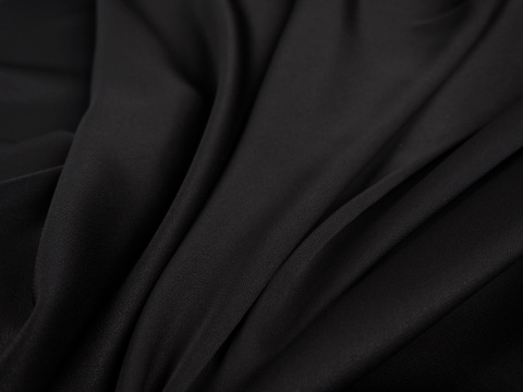 Cady Alta Moda - Głęboka czerń [kupon 1,2 m]