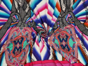 Dzianina wiskozowa - Abstrakcyjny paisley [panel 1,4 m]