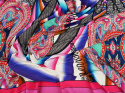 Dzianina wiskozowa - Abstrakcyjny paisley [panel 1,4 m]