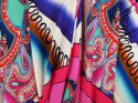 Dzianina wiskozowa - Abstrakcyjny paisley [panel 1,4 m]